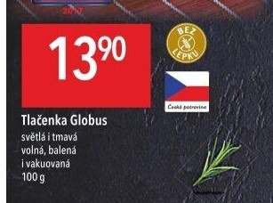 Tlačenka tmavá Globus
