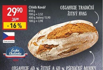 Chléb Kovář Globus