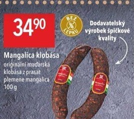 Klobása Mangalica