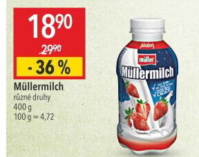 Nápoj mléčný Müllermilch Müller