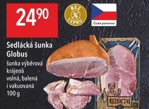 Šunka sedlácká výběrová Globus