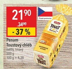 Toustový chléb Penam