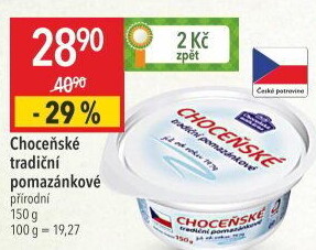 Tradiční pomazánkové Choceňské