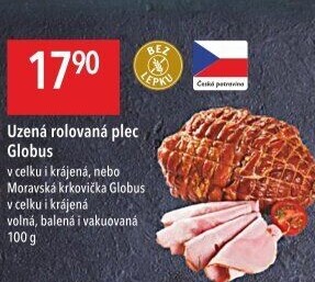 Uzená rolovaná plec Globus