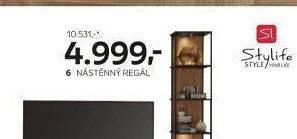 NÁSTĚNNÝ REGÁL