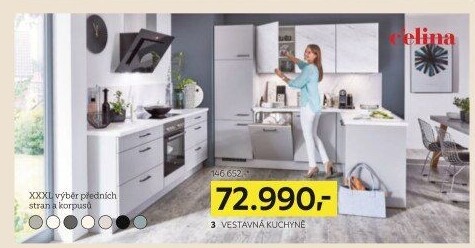 VESTAVNÁ KUCHYNĚ, BEZ SPOTŘEBIČŮ
