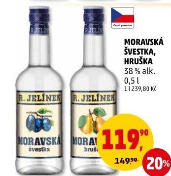 Pálenka Švestka Moravská Rudolf Jelínek