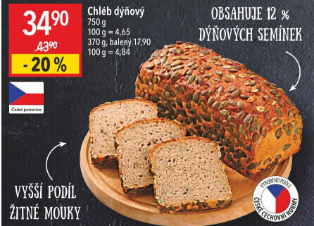 Chléb dýňový