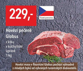 Hovězí pečeně z krku Globus