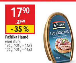 Paštika lahůdková Hamé