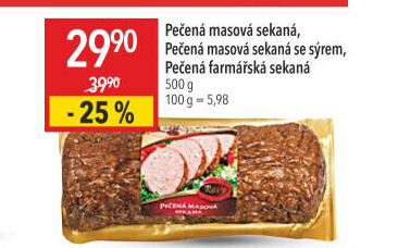 Sekaná pečená masová Ravy