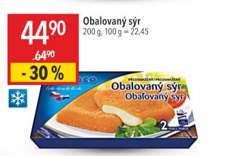 Sýr obalovaný mražený Nowaco