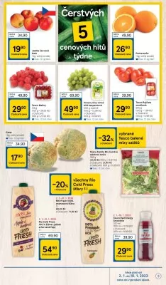 akční leták Tesco 2.1.2023-10.1.2023