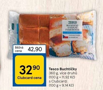Buchtičky české Tesco