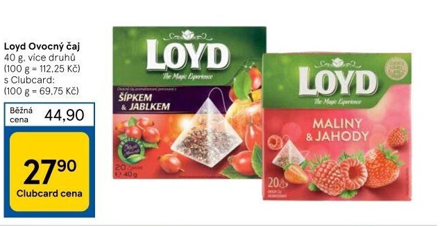 Čaj ovocný Loyd