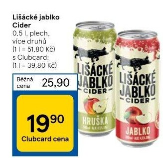 Cider Lišácké jablko Heineken