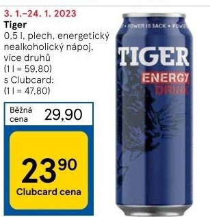 Energetický nápoj Tiger