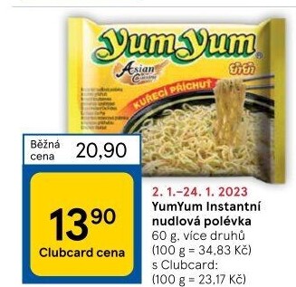 Instantní polévka YumYum