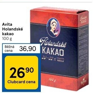 Kakao holandské Avita