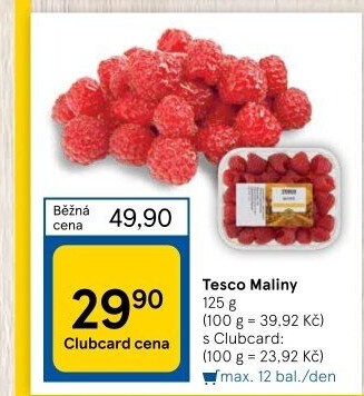 Maliny Tesco