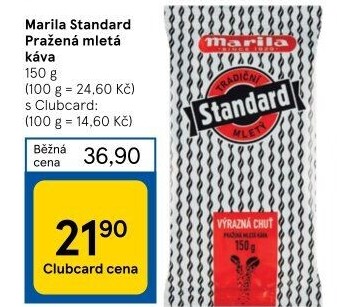 Mletá káva Standard Marila