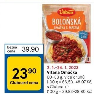 Omáčky instantní Vitana