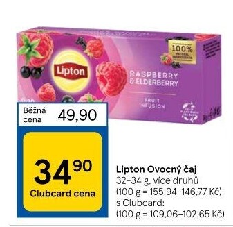 Ovocný čaj Lipton