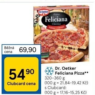 Pizza mražená FelicianaDr. Oetker