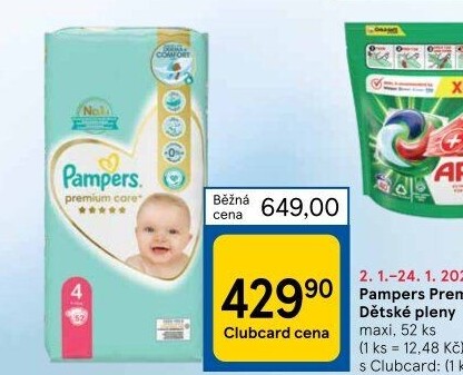 Pleny dětské Pampers Premium Care