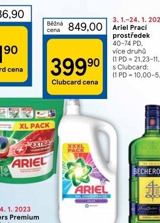 Prací prostředky Ariel