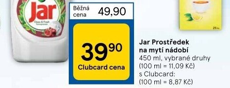 Prostředek na nádobí Jar