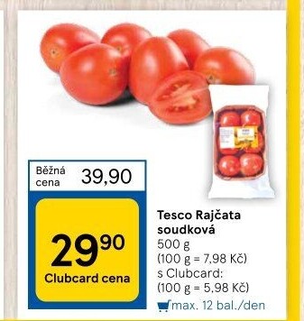 Rajčata soudková Tesco