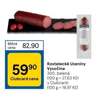 Salám Vysočina Kostelecké uzeniny