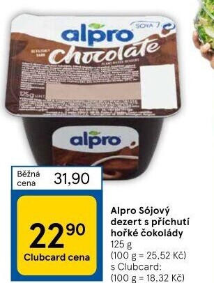 Sójový dezert Alpro Soya