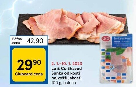 Šunka od kosti nejvyšší jakosti LE&amp