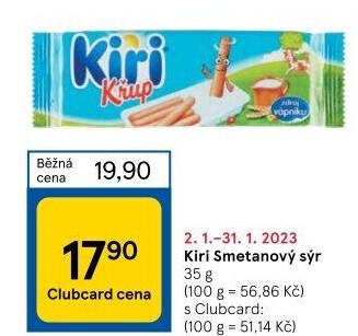 Sýr a křup Kiri