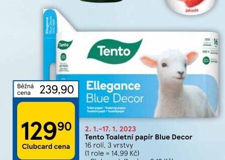 Toaletní papír 3vrstvý Tento