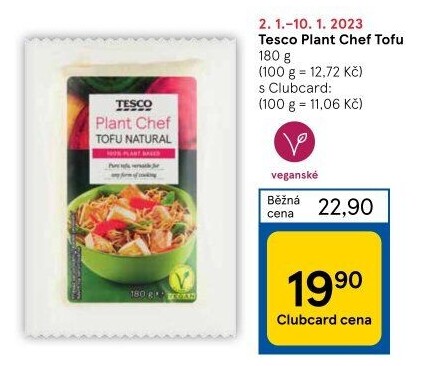 Tofu Tesco Plant Chef