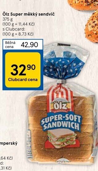 Toustový chléb Sandwich Soft Ölz