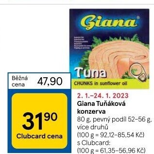 Tuňák Giana
