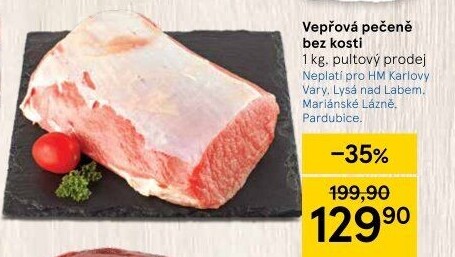 Vepřová pečeně bez kosti
