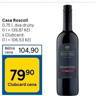 Vína Casa Roscoli