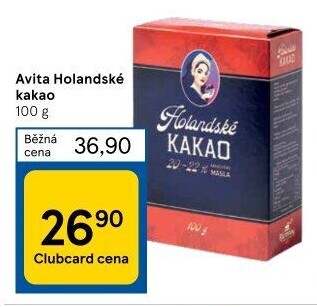 Kakao holandské Avita