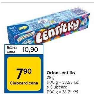 Lentilky Orion
