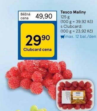 Maliny Tesco