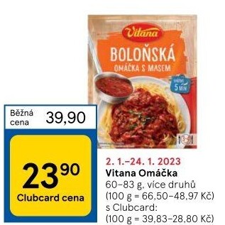 Omáčky instantní Vitana