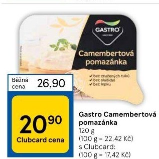 Pomazánka Camembert Gastro
