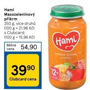 Příkrm masozeleninový Hami