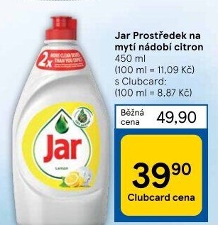 Prostředek na nádobí Jar