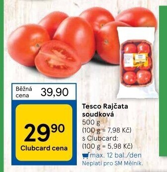 Rajčata soudková Tesco